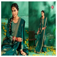 pari by triple Aaa viscose muslin jacquard unstitch party wear suits for women