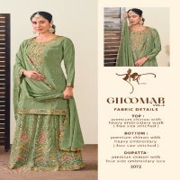 RADHA TRENDZ GHOOMAR VOL 2 FUNCTION WEAR TRADITIONAL READYMADE KURTI SKIRT DUPATTA