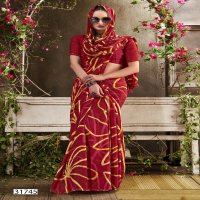 Vallabhi Aloki Wholesale Abstract Print Georgette Fabrics Sarees