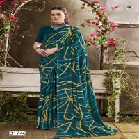 Vallabhi Aloki Wholesale Abstract Print Georgette Fabrics Sarees