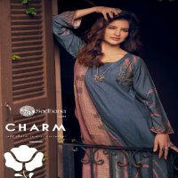 Sadhana Zariya Wholesale Pure Muslin Silk With Embroidery Work Salwar Suits