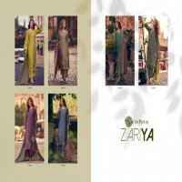 Sadhana Zariya Wholesale Pure Muslin Silk With Embroidery Work Salwar Suits