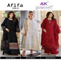 afifa vol 4 by al khushbu georgette fashionable pakistani dress material