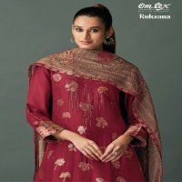 Omtex Ruksana Wholesale Muslin Jacquard With Handwork Salwar Suits