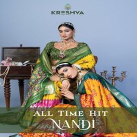 Kreshva Nandi All Time Hit Wholesale Super PV Silk Ethnic Sarees