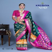 Kreshva Nandi All Time Hit Wholesale Super PV Silk Ethnic Sarees