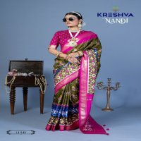 Kreshva Nandi All Time Hit Wholesale Super PV Silk Ethnic Sarees