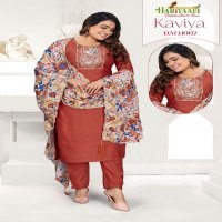 Hariyaali Kaviya Wholesale Readymade 3 Piece Salwar Suits