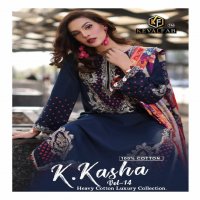 Keval Fab K Kasha Vol-14 Wholesale Karachi Cotton Printed Dress Materials