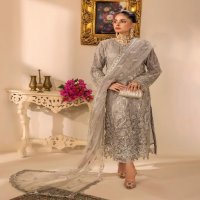 ZA Clothes Chantelle Embroidered Semi Stitched Pakistani Suits