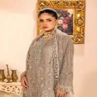 ZA Clothes Chantelle Embroidered Semi Stitched Pakistani Suits