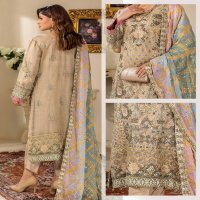 ZA Clothes Chantelle Embroidered Semi Stitched Pakistani Suits