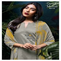 Ganga Mehal S3115 Wholesale Premium Cotton With Embroidery Salwar Suits