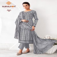 SURYAJYOTI PEHNAVA VOL 8 COTTON BATIK PRINT CASUAL WEAR DRESS MATERIAL