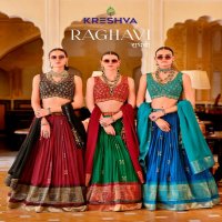 raghavi by kreshva full stitch silk fashionable lehengas for every occasion