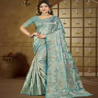 bunawat Cindrella Vol-5 wedding festival wear silk fabric saree collection