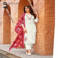 kadlee launch sahiyar readymade viscose weaving pattern 3pcs dress