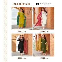 kadlee launch sahiyar readymade viscose weaving pattern 3pcs dress
