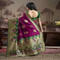 Fashion Berry Aachal Wholesale Soft Lichi Silk Festive Sarees