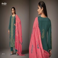 Omtex Shazia Wholesale Muslin Jacquard With Handwork Salwar Suits