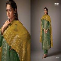 Omtex Shazia Wholesale Muslin Jacquard With Handwork Salwar Suits