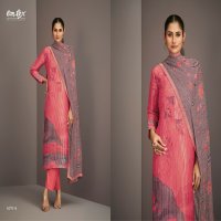 Omtex Zareen Wholesale Muslin Jacquard With Handwork Salwar Suits