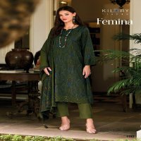 Kilory Femina Wholesale Pure Viscose Modal Silk With Embroidery Work Salwar Suits