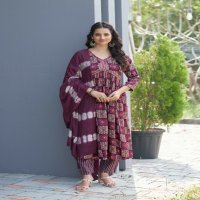 Mystic 9 Heena Vol-6 Wholesale Alia Cut Kurtis With Pant And Dupatta