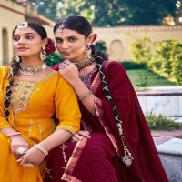 Radhika Chahat Vol-1 Wholesale Vichitra Silk Top With Pant And Dupatta