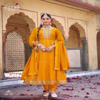 Radhika Chahat Vol-1 Wholesale Vichitra Silk Top With Pant And Dupatta