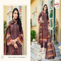 Pakiza Abu Saeed Vol-50 Wholesale Lawn Cotton With Neck And Daman Embroidery Dress Material