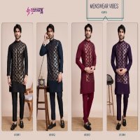 Shubhvastra Menswear Vibes Wholesale Exclusive Festival Wear Embroidered Kurta Collection