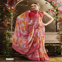 Vallabhi Vilokita Vol-5 Wholesale Abstract Print Georgette Fabrics Sarees