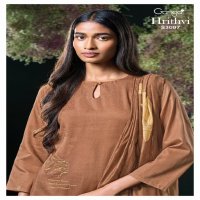 Ganga Hrithvi S3097 Wholesale Cotton Satin With Embroidery Salwar Suits