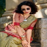 Rajpath Redbull Wholesale Pure Handloom Katan Sarees