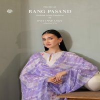 Rang Pasand Premium Unstitched 3 Piece Embroidered Exclusive Lawn Collection 2024