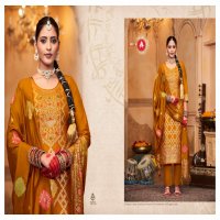 Triple AAA Forum Wholesale Viscose Russian Jacquard With Jarkan Work Dress Material