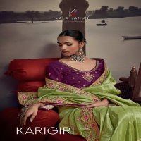 Kala Jamun Karigiri Wholesale Pure Based Fancy Festive Sarees