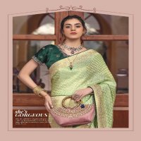 Kira Creation Kyaara Silk Vol-2 Wholesale Pure Viscose Dola Embroidered Blouse Sarees