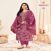 Suryajyoti Kora Vol-3 Wholesale Pure Modal Print With Embroidery Dress Material