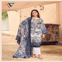 Vandana Shahzadi Vol-3 Wholesale Designer Neck Embroidery Dress Material