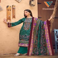 Vandana Shahzadi Vol-3 Wholesale Designer Neck Embroidery Dress Material