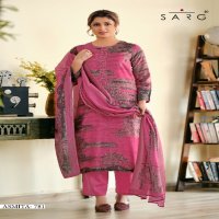 sarg presents asmita muslin silk popular design unstitch ladies suit