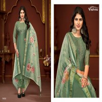 vishnu launch alfaaz vol 2 simmer silk attractive look dress material online