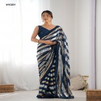 Fashion Berry Ravina Wholesale Georgette With Banglory Blouse Sarees