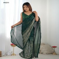 Fashion Berry Meena Wholesale Georgette With Banglori Blouse Sarees