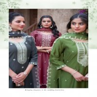 Mystic 9 Flora Vol-2 Wholesale Viscose Vertical Straight Cut Kurtis With Pant And Dupatta