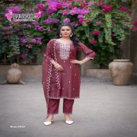 Mystic 9 Flora Vol-2 Wholesale Viscose Vertical Straight Cut Kurtis With Pant And Dupatta