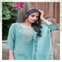 Mystic 9 Flora Vol-2 Wholesale Viscose Vertical Straight Cut Kurtis With Pant And Dupatta