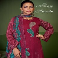 Mumtaz Arts Anamika Wholesale Jam Silk With Handwork Dress Material